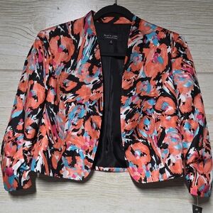 Black Label By EVAN-PICONE Women's Vibrant Floral Blazer